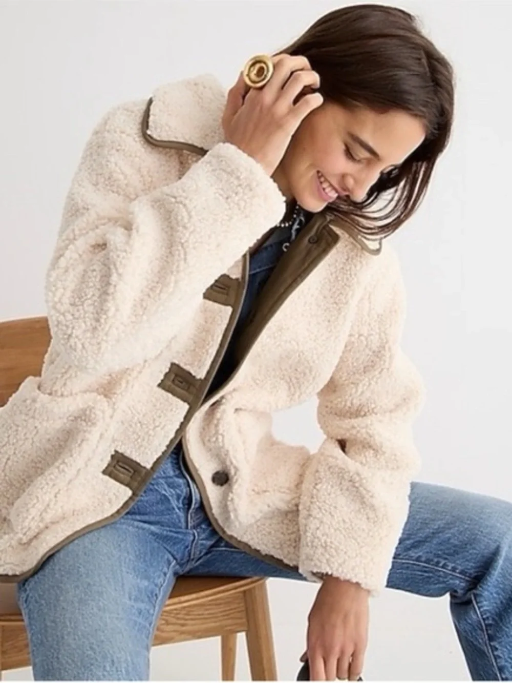 J. Crew Classic Teddy Jacket